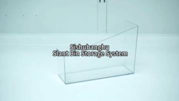 slanted storage box