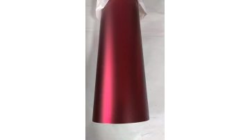PET metallic romance red