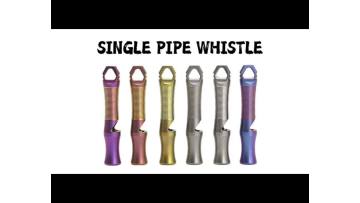 Single pipe whistle