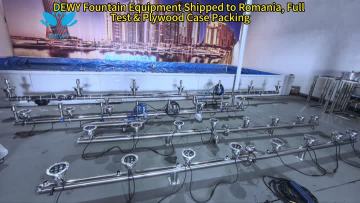 DEWY Fountain Equipment Sent to Romania