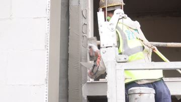 Fiberglass mesh application construction video