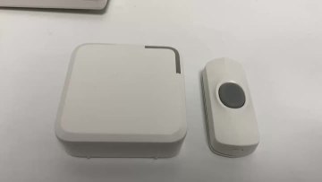 W1904 square wireless doorbell with led indicator