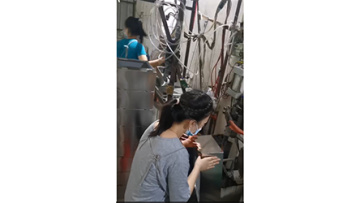 electric fryer frame welding