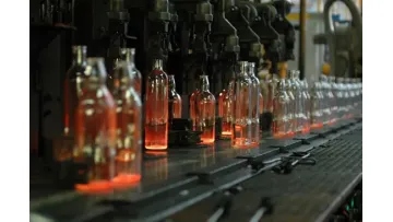 Empty 250ml Square Glass Whisky Bottle Spirits Wine Liquor Beverage Bottle1
