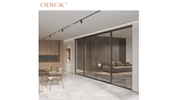 ODICK custom living room narrow slim aluminium sliding glass partitions door1