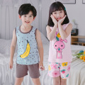 Kids Pajamas 2020 Summer Boys Sleepwear Suit Nightwear Baby Girl Clothes Animal Cartoon Pajama Sets Children's Pyjamas