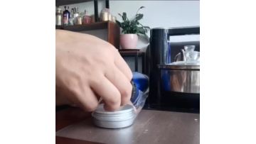 Clear shrink bands for cans