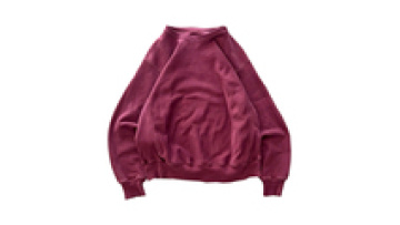 Custom Men's Hoodies & Sweatshirts Red Color Fleece Cotton Vintage Acid Wash Crew Neck Sweatshirt for Men1