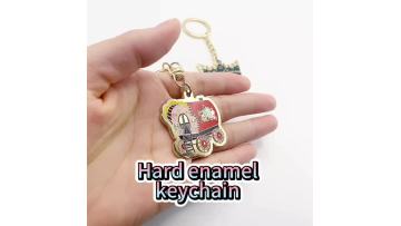Metal custom logo keychain for gifts