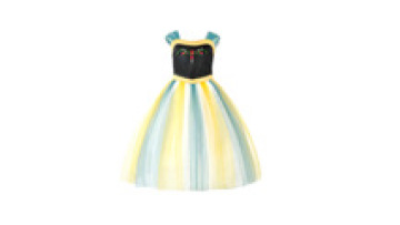 Halloween Princess Anna Dresses Party Girl Dress Carnival Cosplay Costume Children Clothing Kids Clothes1