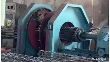 D190-350mm concrete electric pole cage mesh welding machine1