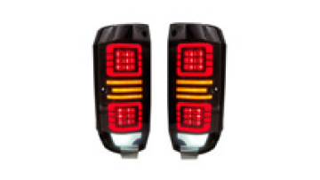 1 PCS Left/Right 12V LED Taillight Smoke Rear Lamp for Toyota Land Cruiser 76 (1984-2021)1