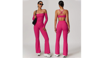 High Quality Yoga Sportswear: Quick Drying Flared Pants, Bra & Four-way Stretch Leggings1