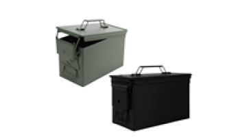 High Quality Low MOQ Green Black Tan logo Custom Waterproof M2A1 M2A2 Metal 50cal Ammo Box1