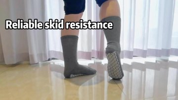 custom anti slip cozy socks comfort fit diabetic socks hospital non slip crew socks unisex1