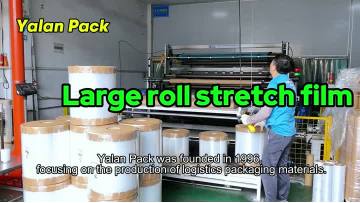 Large roll stretch film