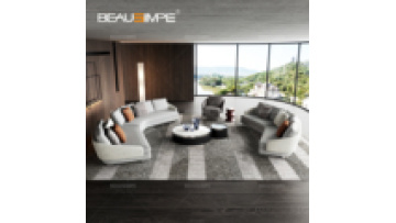 Lawson Living Room Modern Curved Round Sofa Cover Multi-Combination Special-Shape Couch Fabric Leather Design Corner Sofa Set1