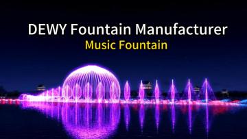 Programmed music and dance fountain