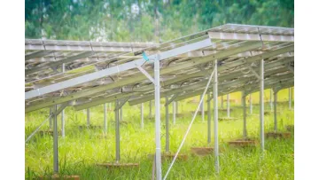 PV Solar Panel Plant Pitched Roof Aluminum Ground Mounting Structure for Farm1