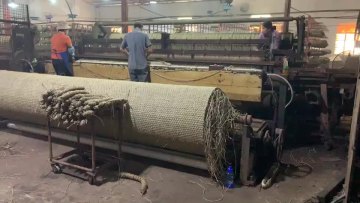 Natural fiber seagrass carpet straw roll Sea grass straw carpet1