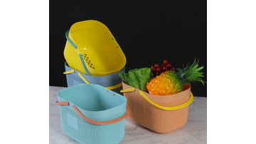 Imitation rattan woven tote basket storage basket