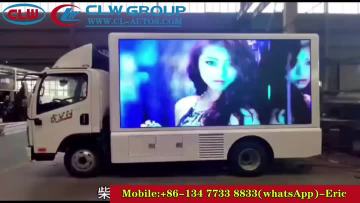 LED Advertising Truck Mobile Stage Truck