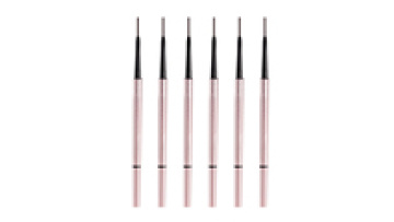 2021 New Profession Double Head Brow Pencil Brush 2 in 1 Private Label Eyebrow Makeup Slim Pink Eye Brow Pen1