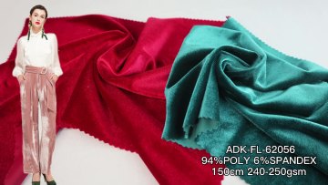 2022 New Textiles Microfiber Pink Velour  Dyed  Polyester spandex Velvet shirt materials  Fabrics for clothing1