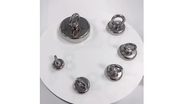 F136    double-sided salvage ring strong magnetic round salvage magnetic suction magnet magnetic hook ring1