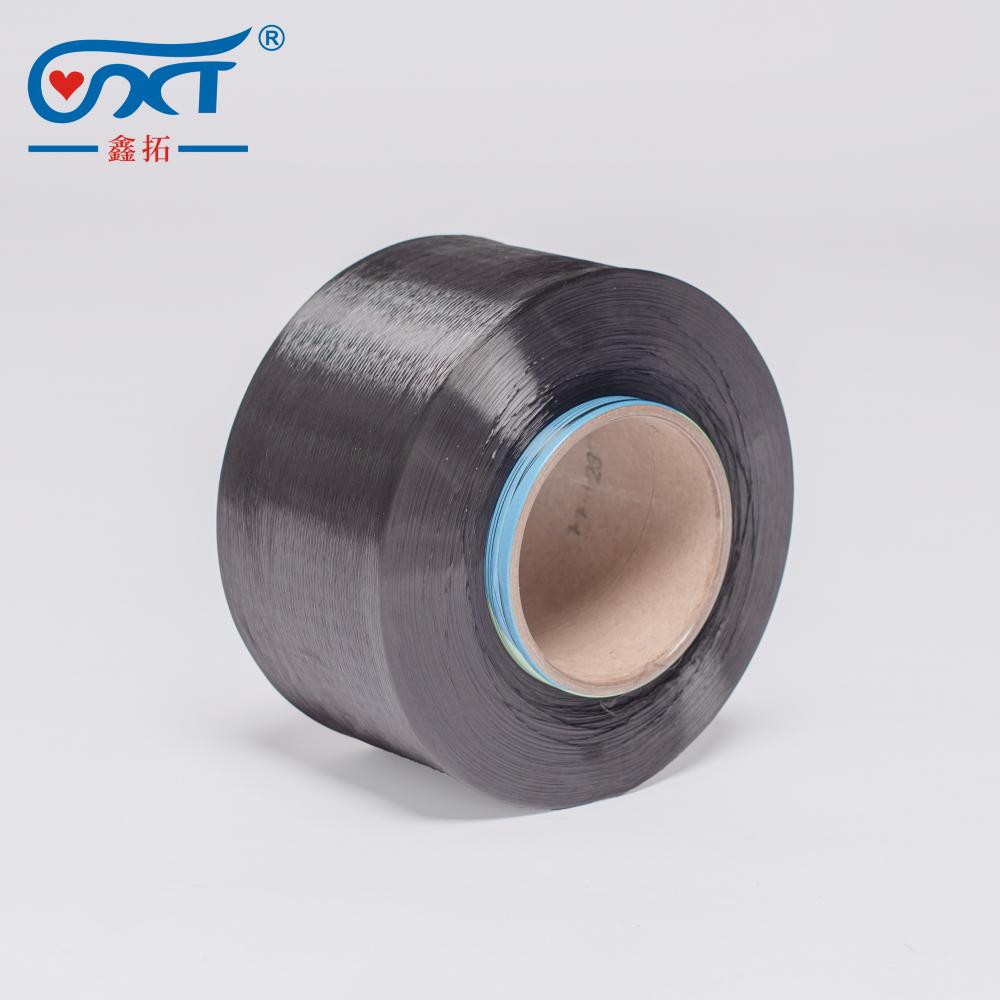 Raw Black  High quality wholesale 100% polyester textile poy 100/144 yarn