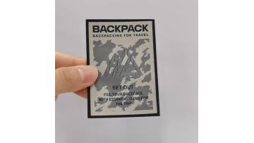 Silk-fish casual style woven label (2)