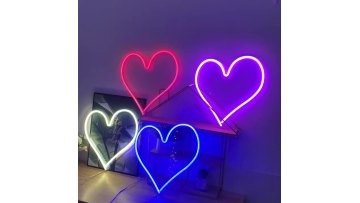 LED Outdoor Wall Light Heart Rainbow Love Ice Cream Open LED  Neon Sign Light Night Gift Party Wedding Home Decor Adverting1