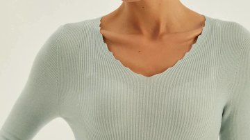 Daily casual knitted ladies tops, new fashion all-match slim-fit sweaters1