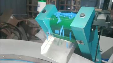 PE flat insert irrigation tape machine.mp4