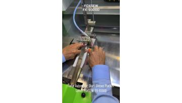 Automatic Shirt Sleeve Placket Setter