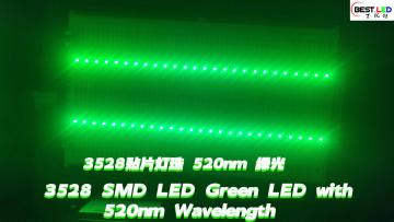 3528 SMD LED Green LED with 520nm Wavelength