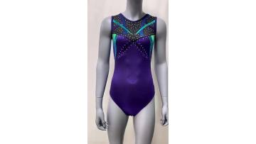 sleeveless gymnastic leotards