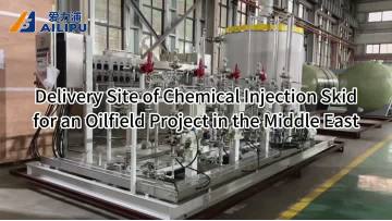 Delivery Site of chemical Injection Skid for an Oilfield Project in the Middle East
