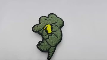 Animal image fabric embroidered pacth