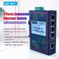 TXI173 5 Ports Industrial Iron Case Ethernet Switch 10/100Mbps Rj45 Signal Strengthen Vlan Network Switch