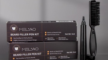 Wholesale Custom logo Beard filling pen Waterproof Sweat-proof Long-lasting  Instantly Fill Beard  Private label1
