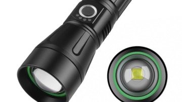 1200lm  Xhp50 FlashLight 5 Modes   aluminium alloy Zoom Led Torch  18650 or 26650 Battery Camping Fishing1