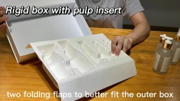 Cosmetic Skincare Pulp Packaging Insert Tray Pulp Molded Box Packaging1