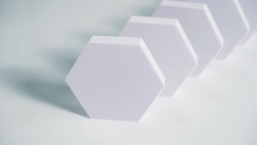 High quality White Touch Screen 600LM hexagonal wall touch lights hexagonal LED light1
