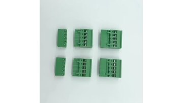 electric wire to board hq2edgka pluggable pcb terminal block panel mounted 5.0/5.08mm pitch1