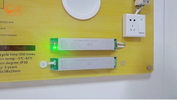 Emergency comparison of IP30 backup battery LED