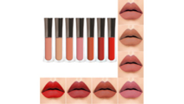 LOW MOQ NO LOGO Private Label Makeup Velvet Matte Liquid Lipstick Long Lasting Waterproof 3ml Vegan Waterproof Lipstick Set Usa1