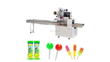 Horizontal Small Ice Pop Syringe  Sachet Popsicle Burger Retort Pouch Buns Pie Donut Chalk Lollipop Gummy Packaging Machine1
