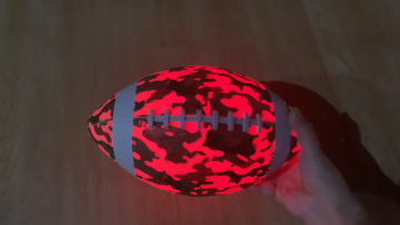 New design Size 3 6 9 custom logo led full print glow in the dark american football ball1