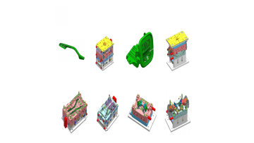 Plastic mould for toilet lid